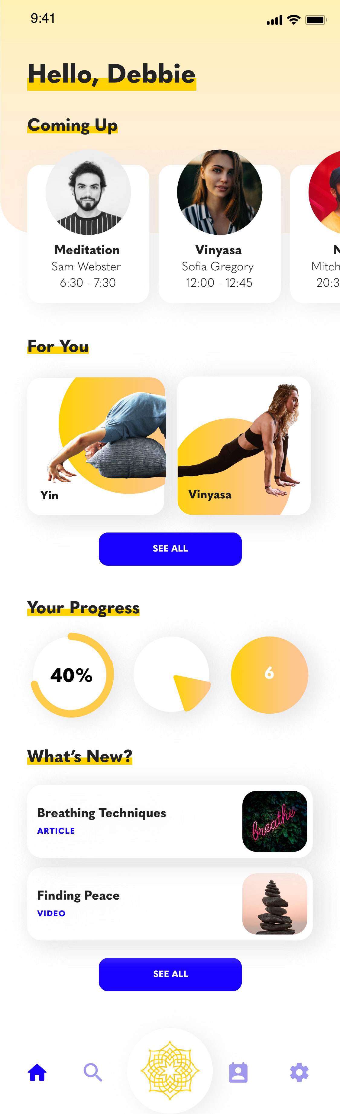 Designed policy dashboard
