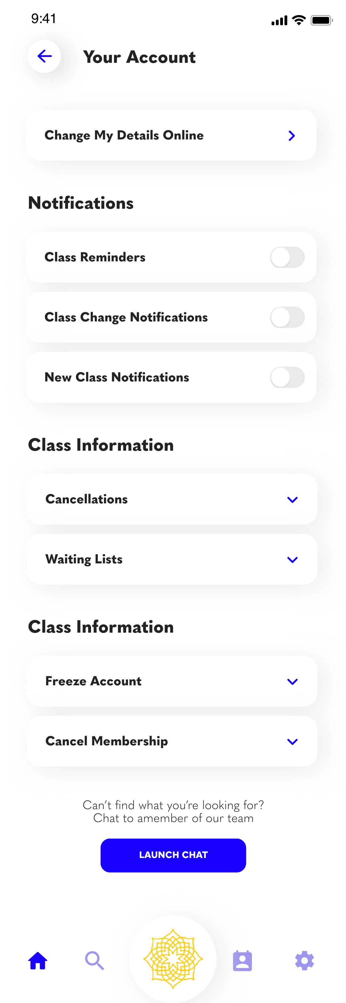 Designed policy dashboard